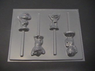 282sp Dorie Explorer Friends Chocolate Lollipop Mold